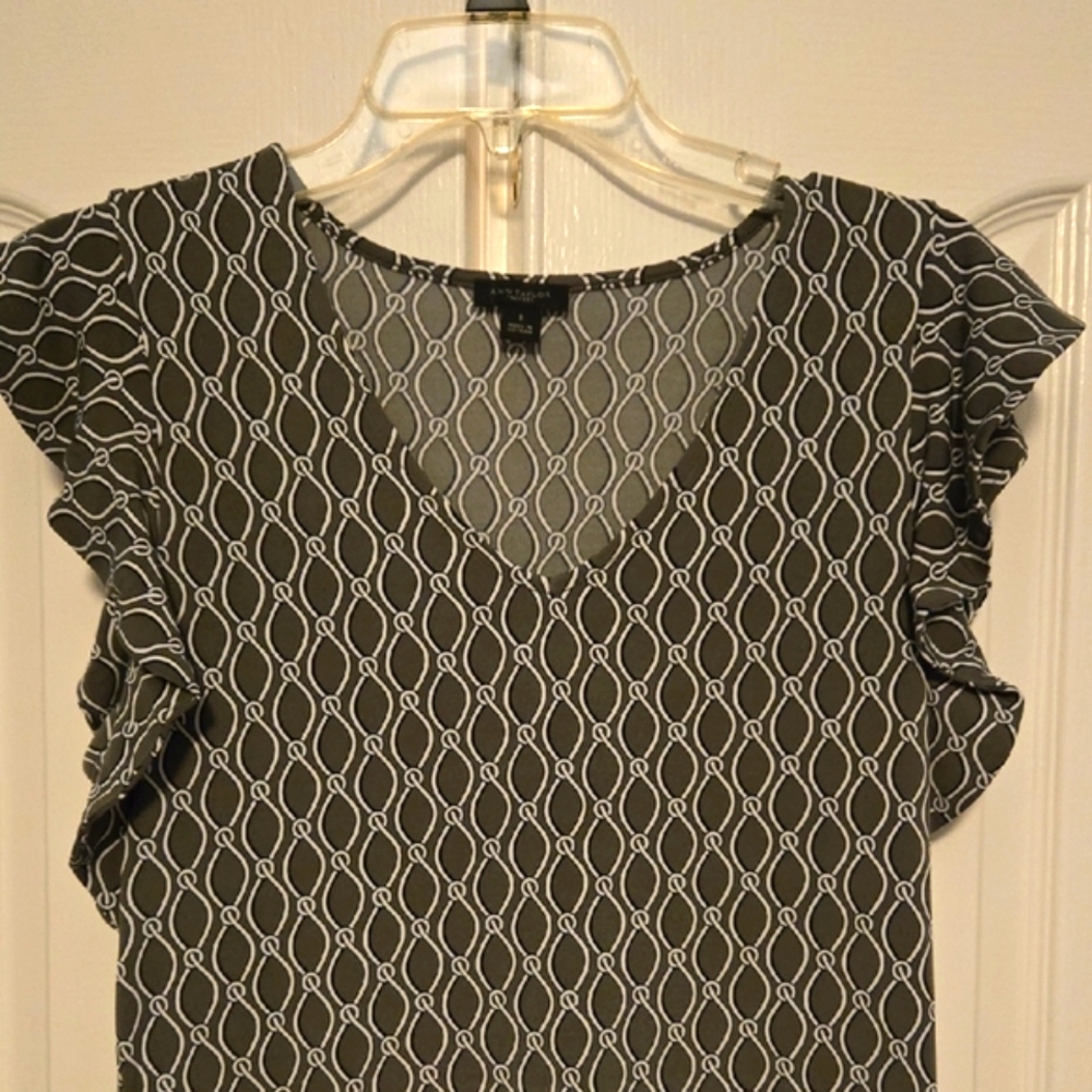 Ann Taylor Factory Flutter Sleeve Dress